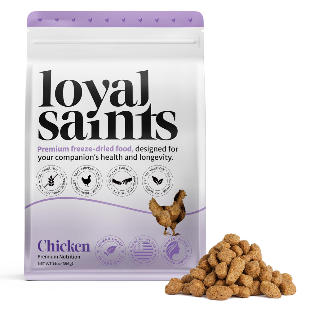 Loyal Saints emballage de nourriture séchée au poulet, option pratique pour les repas