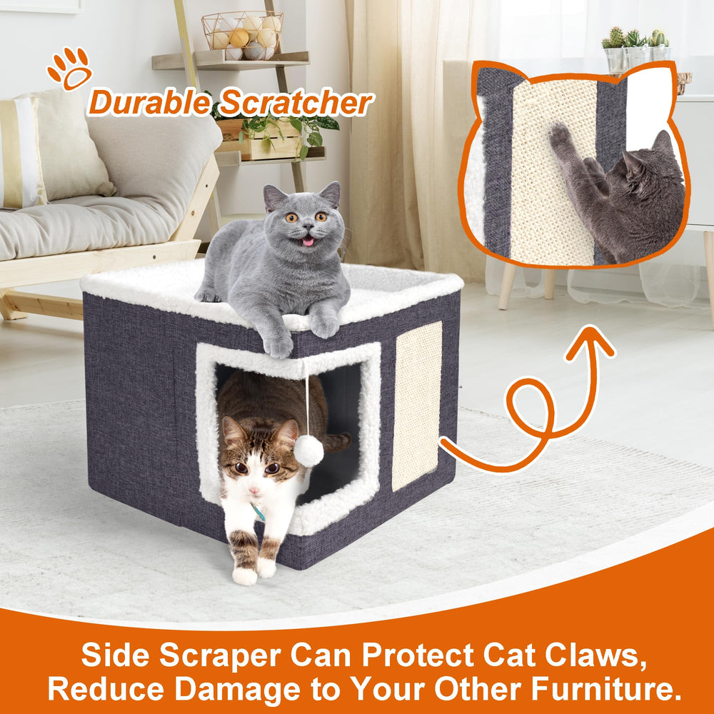 Loyareal griffoir en sisal durable pour chat actif