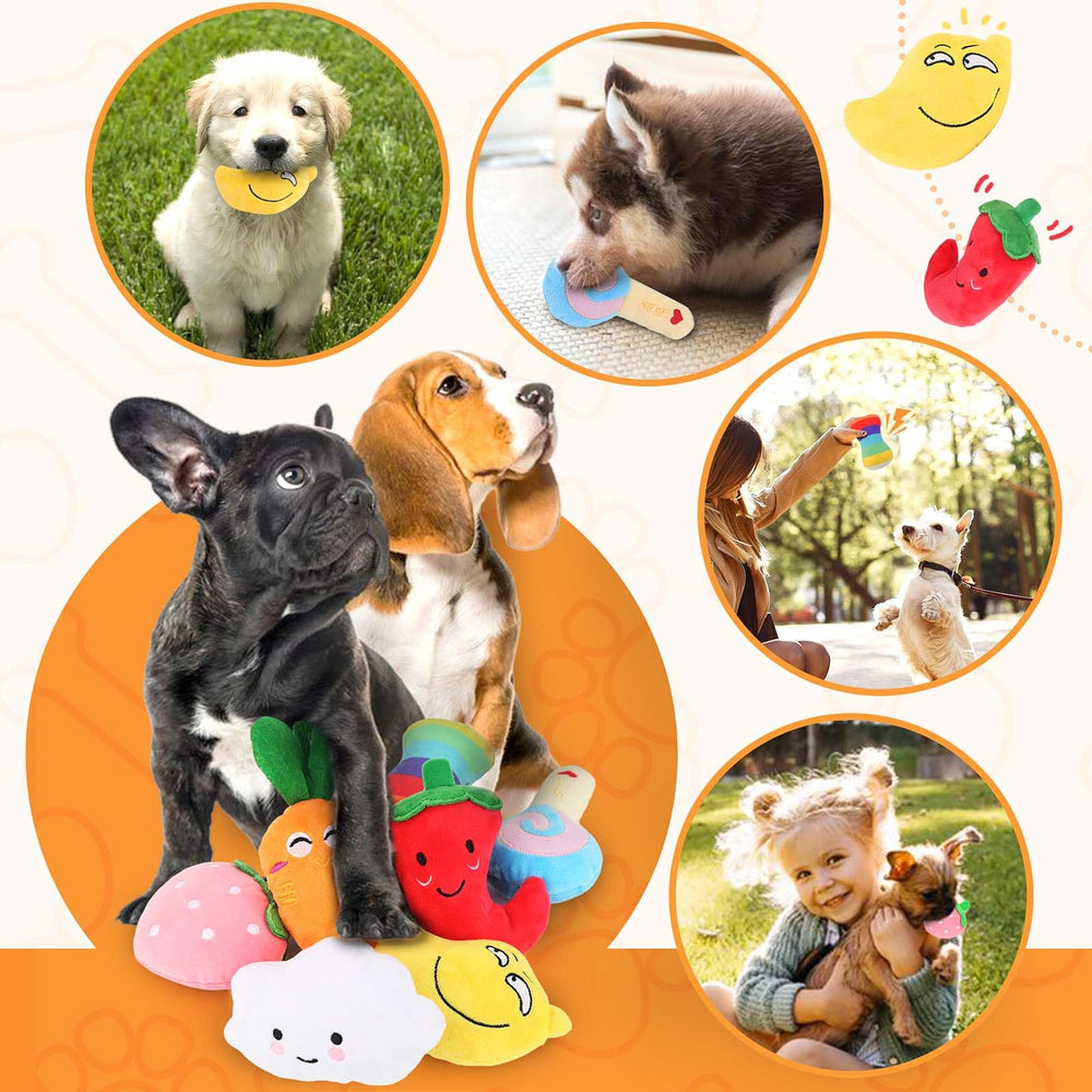 LOYEE jouet peluche dentition chiot: apaisement lors de la poussée dentaire.