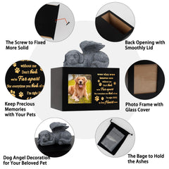LPREUTWN ange-chien urne ornamentale pour mémoire