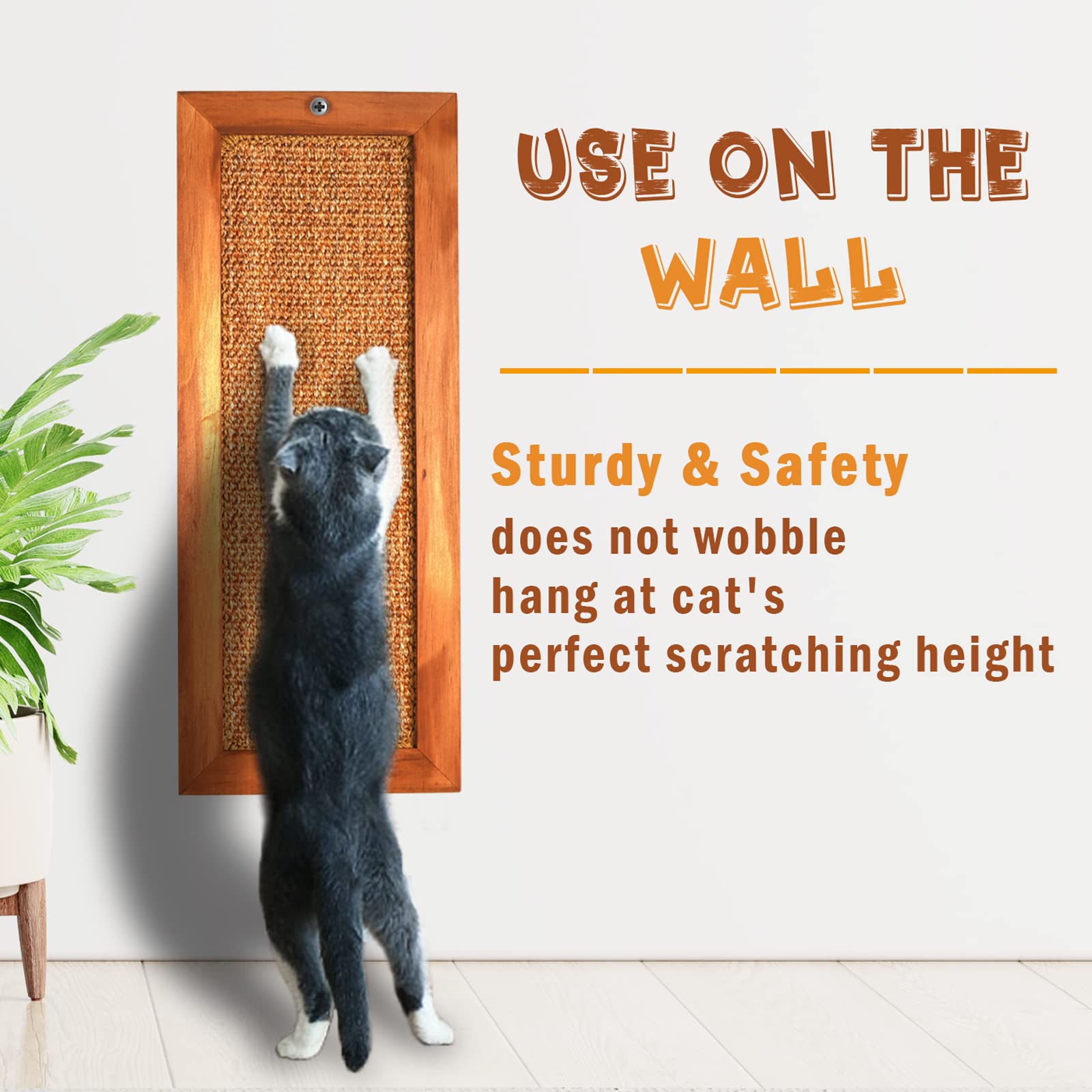 lsaifater grattoir-chat-anti-damage-meubles, solution polyvalente pour chats.