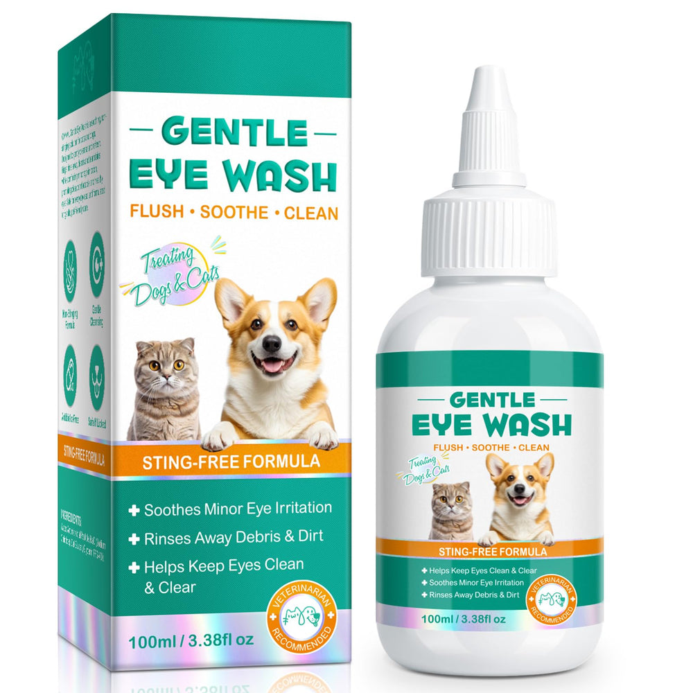 LTQXGT Bouteille-lavage-yeux pour chiens et chats, nettoyage doux et apaisant.