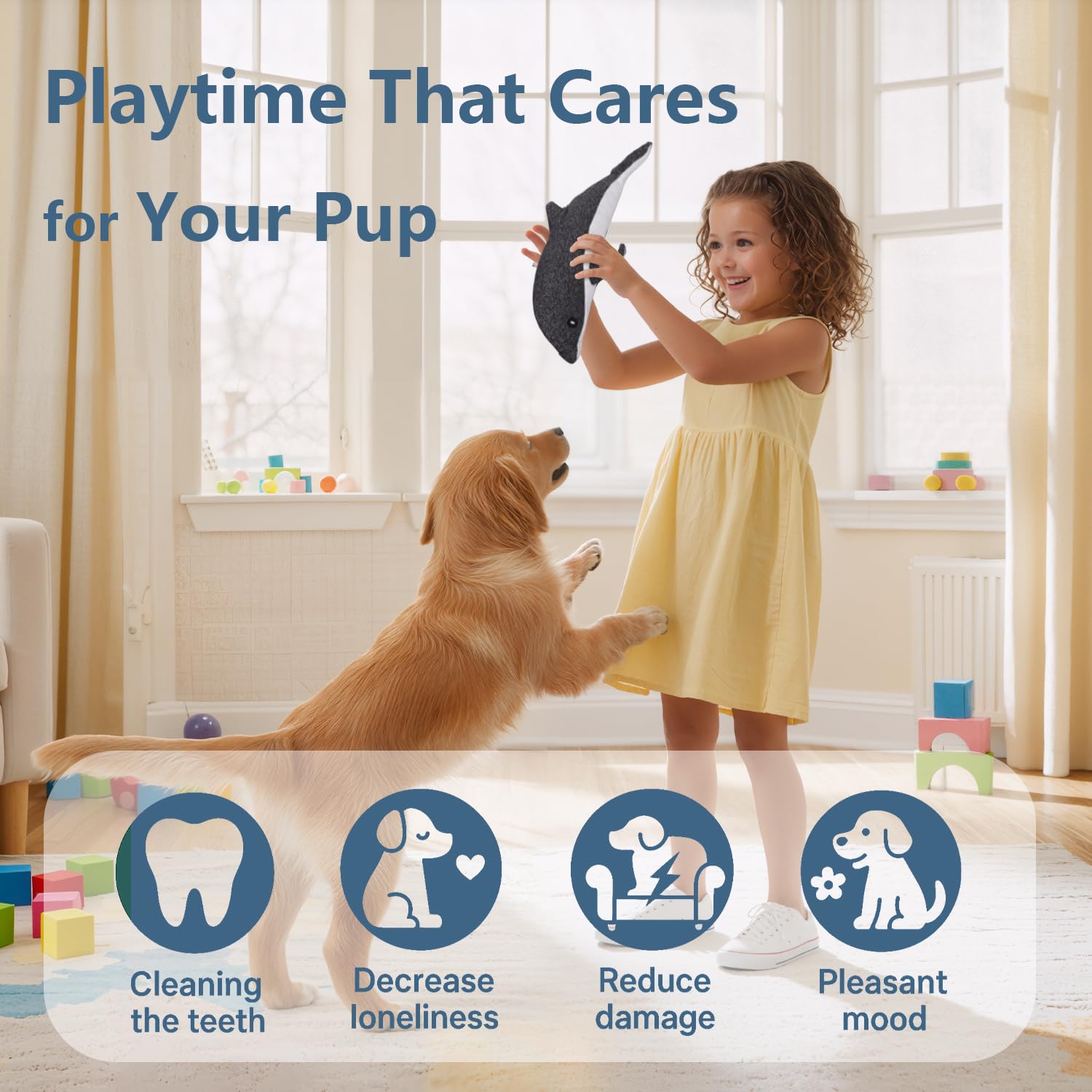 Luampo, cadeau idéal pour chien, promet du plaisir durable et un compagnon fidèle.