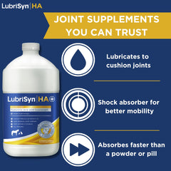 LubriSynHA – administration avec nourriture pour animaux variés.