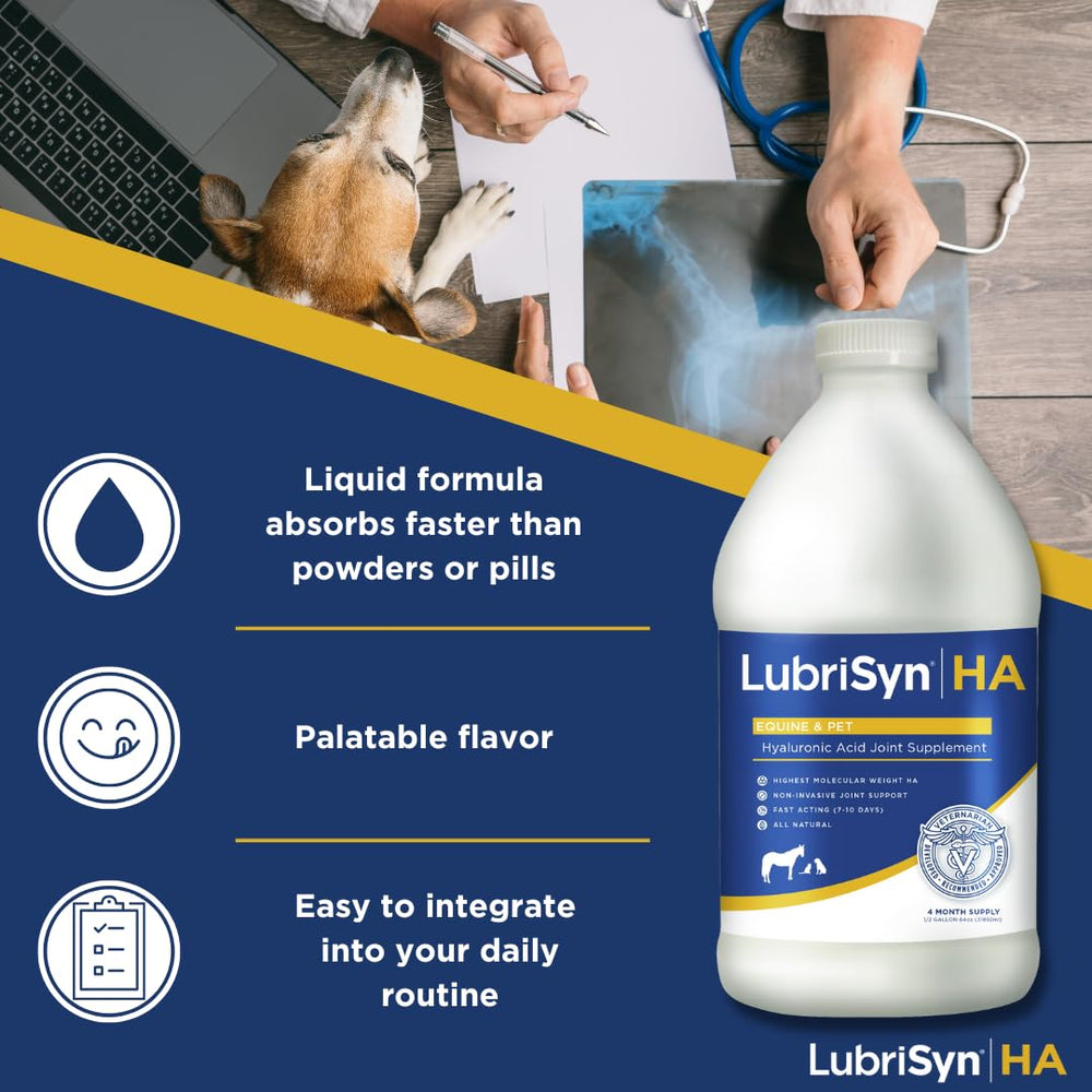 LubrisynHA doseur pour animaux: facilite l'administration quotidienne.