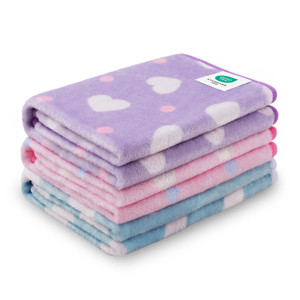 Luciphia couverture pois doux pour animaux, idéal pour des câlins sur le canapé.