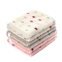 Luciphia couverture animaux doux pois – confort idéal pour chien ou chat