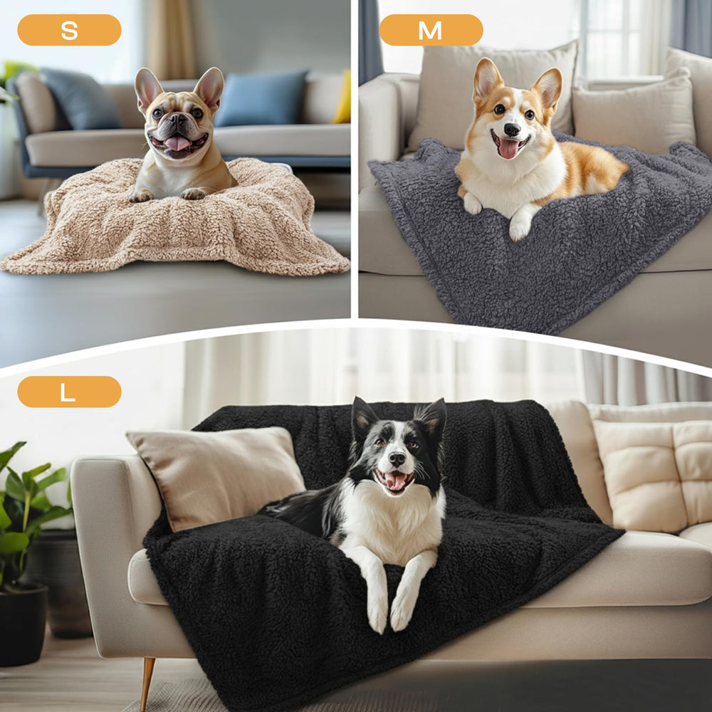 Luciphia couverture animale peluche grise design empreinte de pattes.