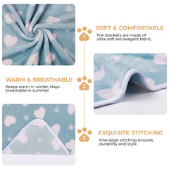 Luciphia couverture chien pois, pratique pour sorties et voyages.