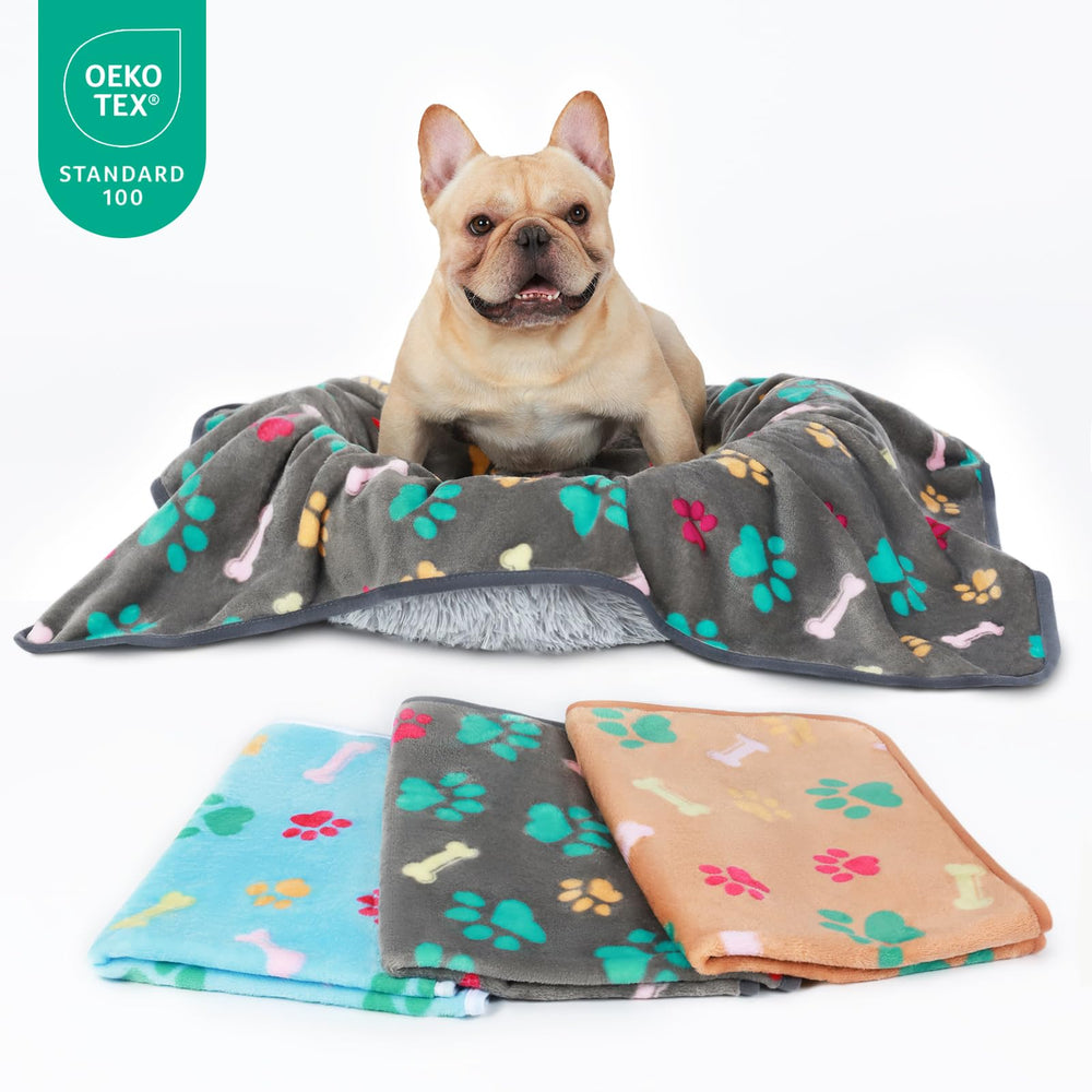 Couverture Luciphia confort canapé, chaleur douce pour chien et chat.