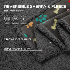 Luciphia couverture réversible douceur sherpa, confort optimal