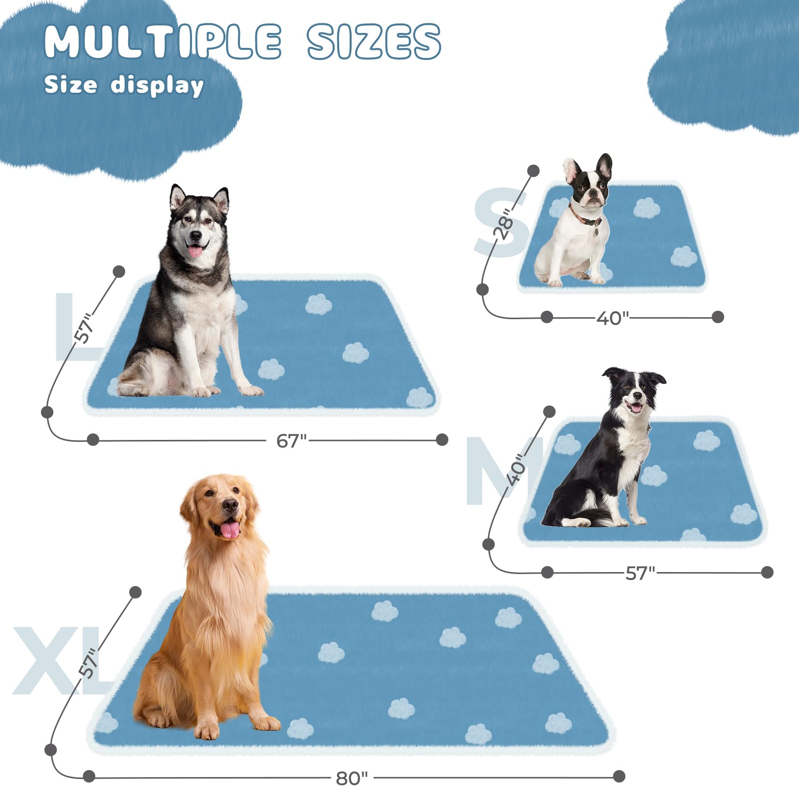 Luciphia couverture taille large 65x57 idéale pour chien