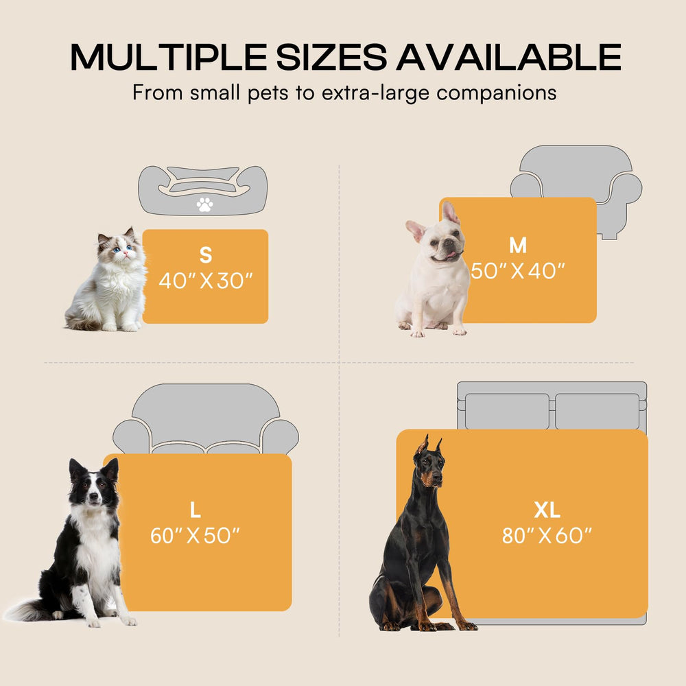 Luciphia: couverture de voyage pour chiens, pratique en voiture.