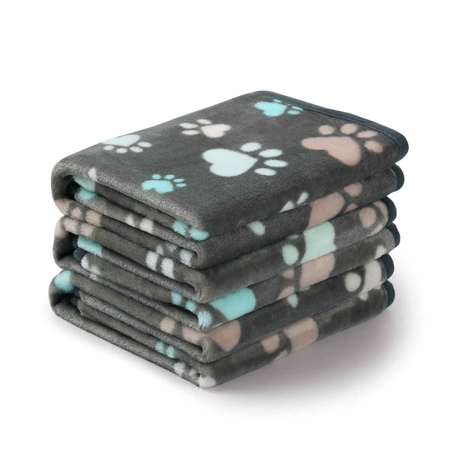 Luciphia ensemble 3 couvertures peluche grises, idéal pour canapé et lit.