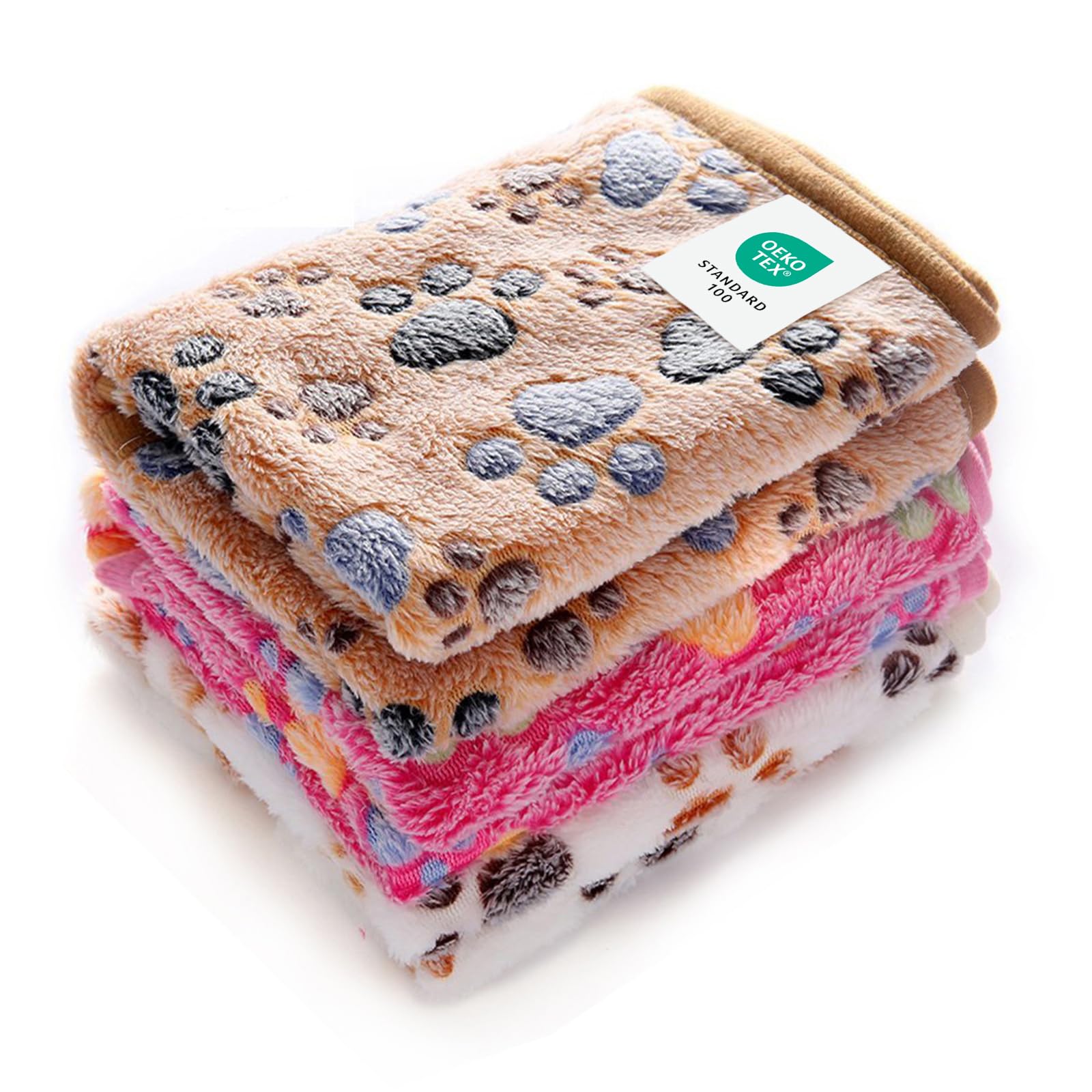 Luciphia ensemble 3 couvertures peluche, pratique pour maison et voyage