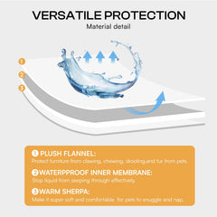 Texture sherpa douce et moelleuse de Luciphia, sensation cocooning lors des jeux.