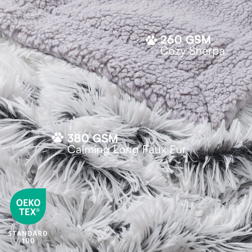 Luciphia: face sherpa douce, confort cocon pour chien.