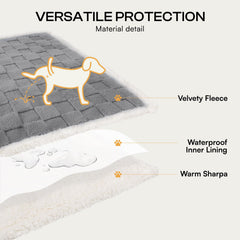 Luciphia peluche-sherpa 440GSM chaleur durable.