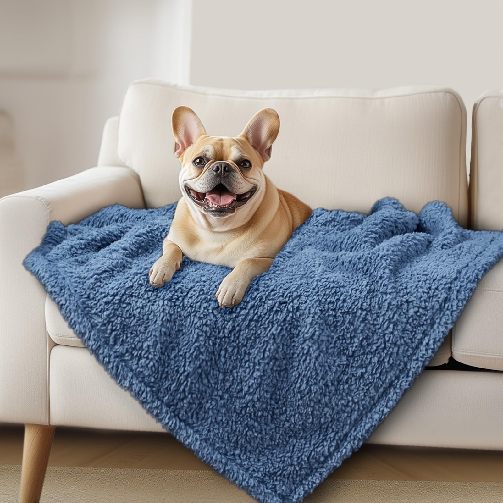 Luciphia couverture premium en peluche douce, idéale pour chien petit à moyen.