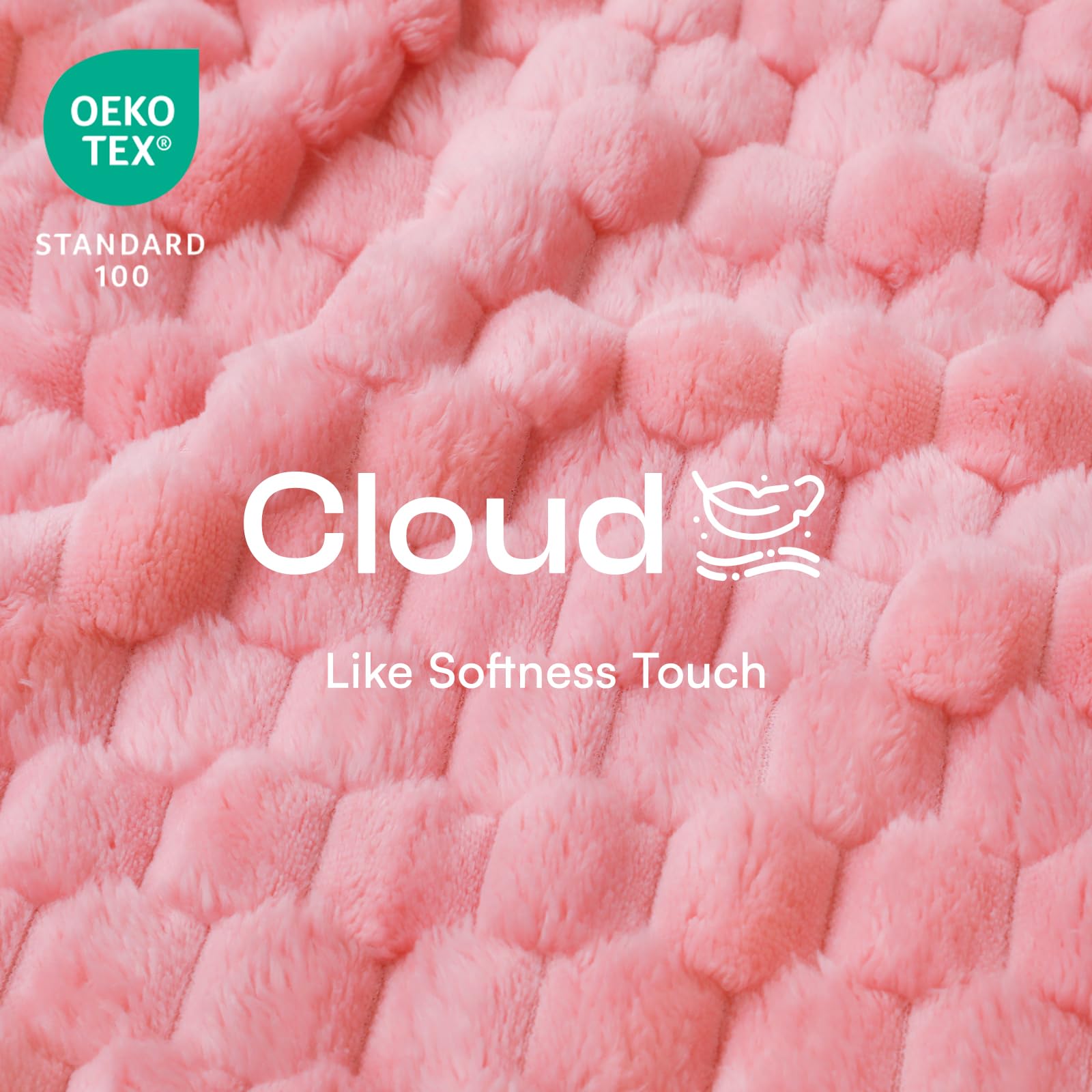 Luciphia Soft 300GSM, confort toute saison en rose, idéal pour chiens et chats