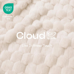 Luciphia Plaid jacquard 3D protège vos meubles contre poils et rayures.