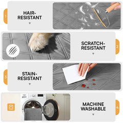 Luciphia Tissu Polyester Durable Résistant Griffes: meilleure défense contre les griffes quotidiennes.