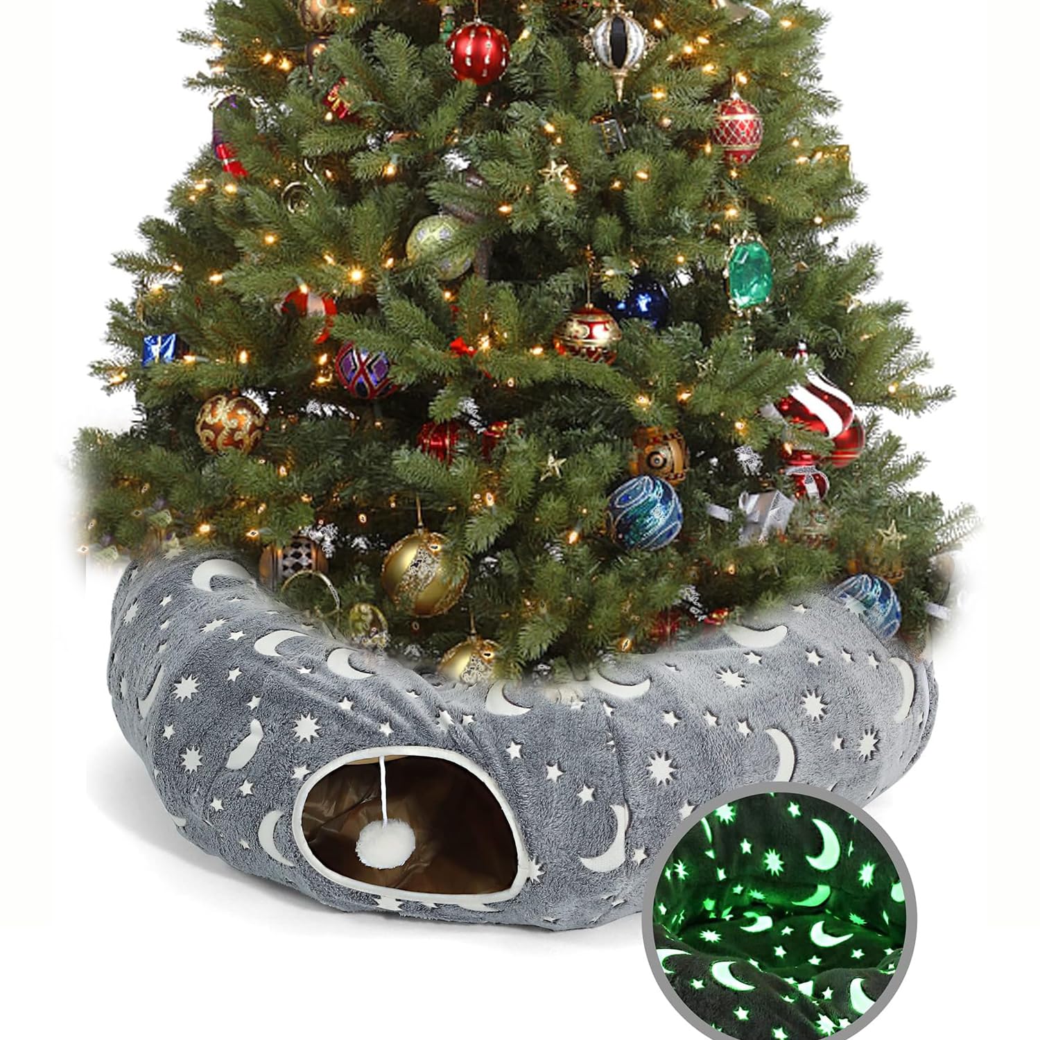 Tunnel LUCKITTY pliable, rangement et transport faciles.