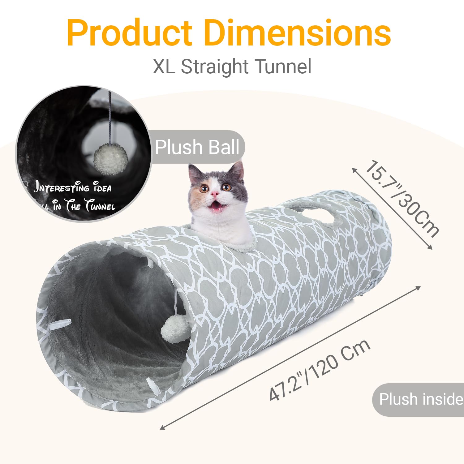 LUCKITTY tunnel connectable – extension personnalisable pour sessions plus longues