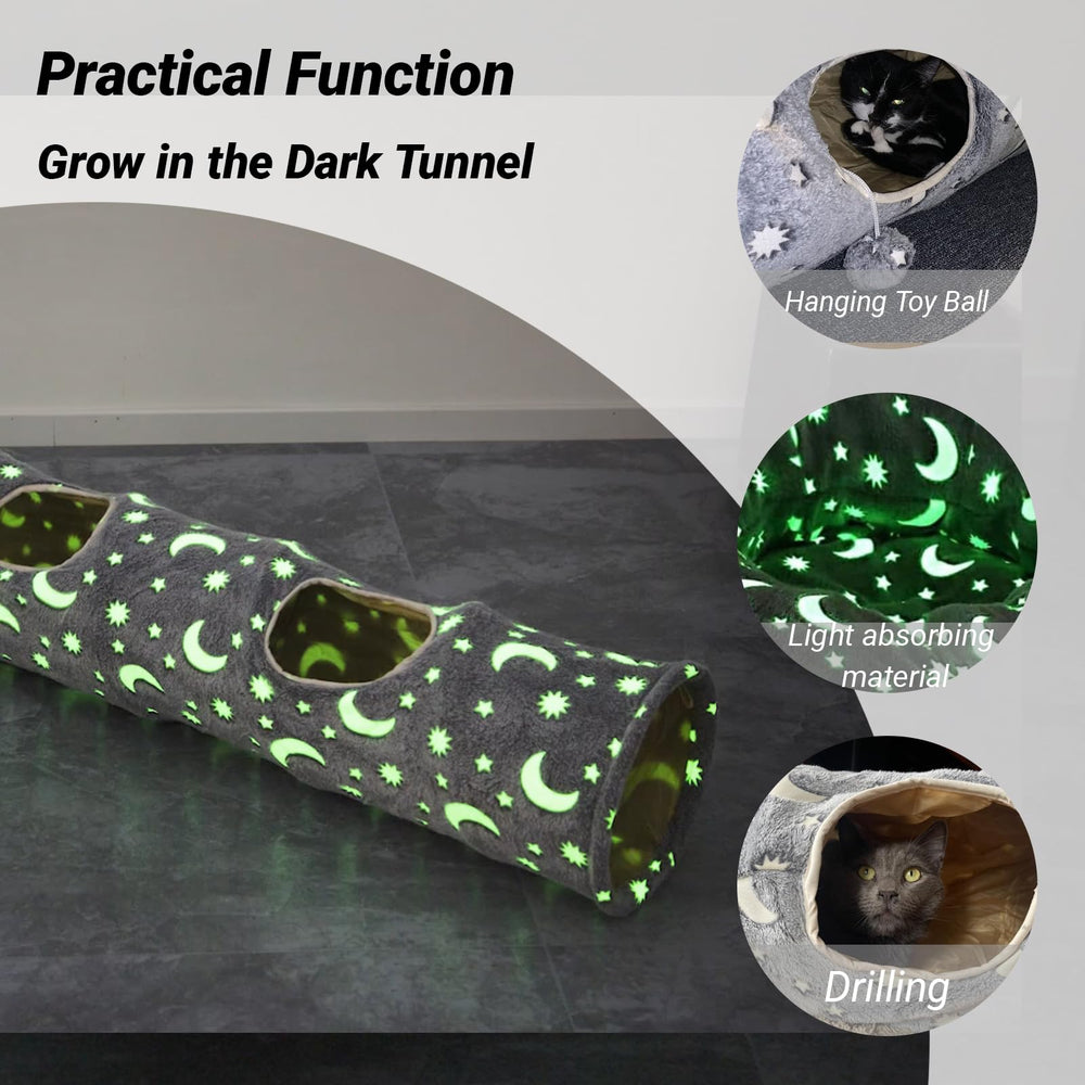 LUCKITTY tunnel-materiau-doux-sûr : tissu doux et durable pour le jeu