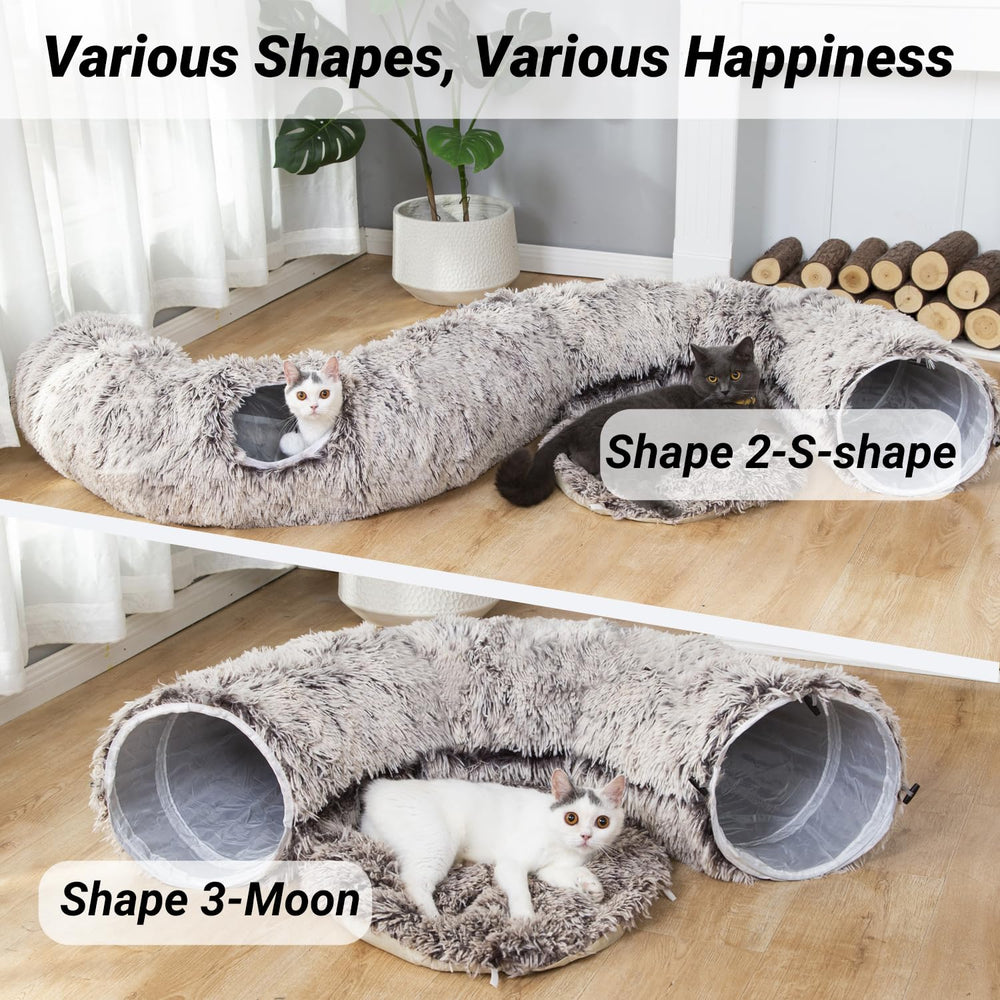 LUCKITTY tunnel demi-cercle: format compact et amusant.