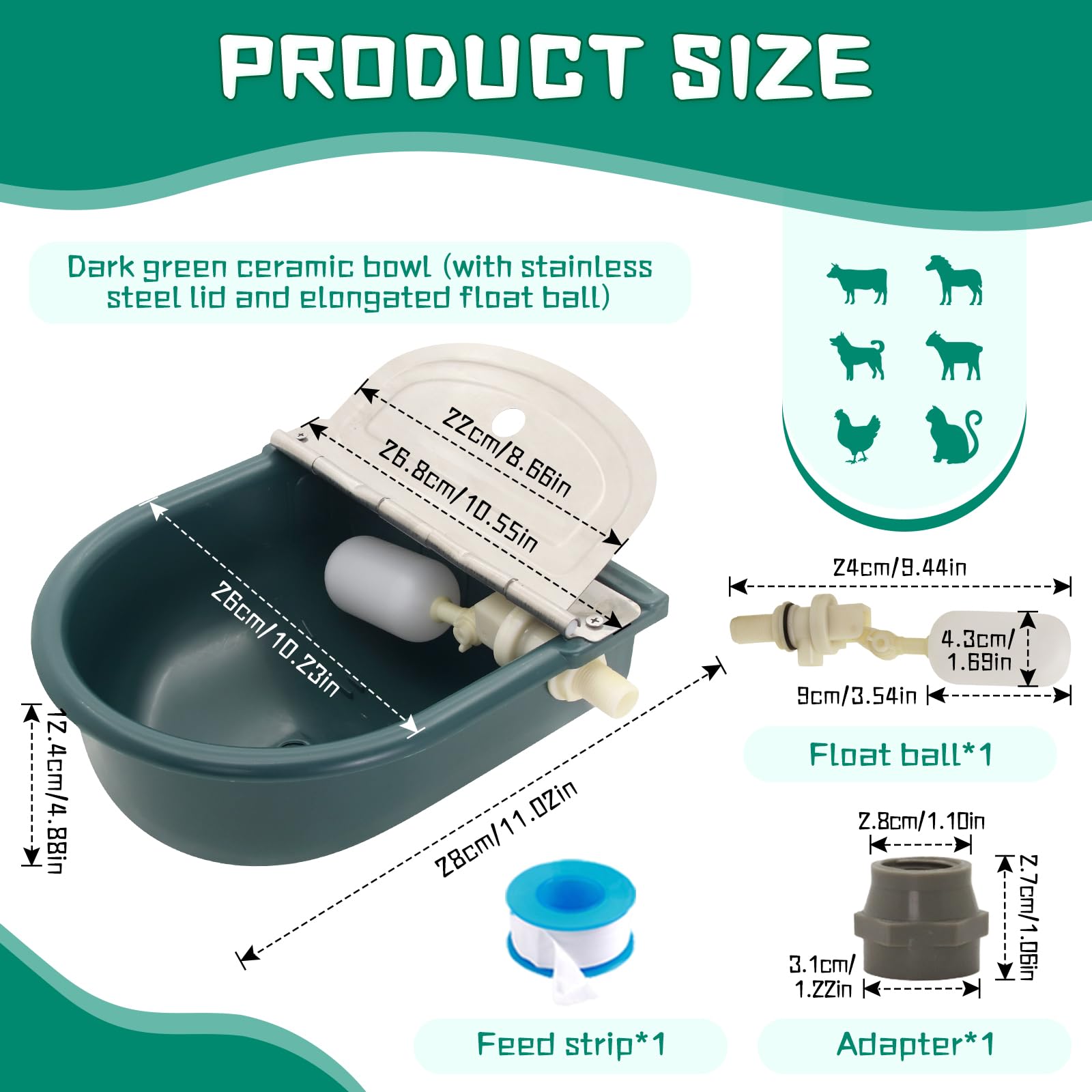 Abreuvoir polyvalent pour chevaux et petits ruminants avec Lucky Farm.