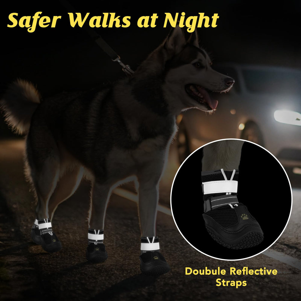 LUCKYPAW Bottes idéales en hiver pour neige et surfaces glacées.