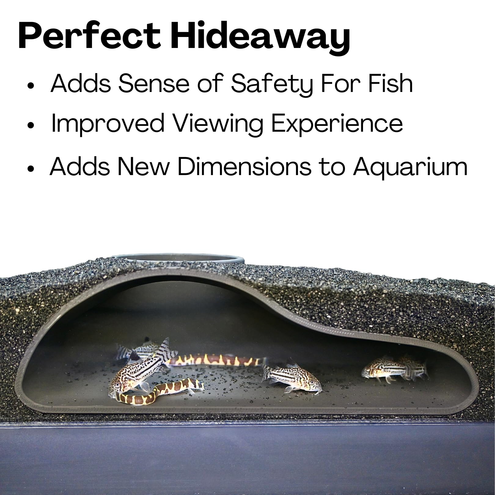 Lucky Critter tunnel: plastique sûr pour aquarium et durabilité.