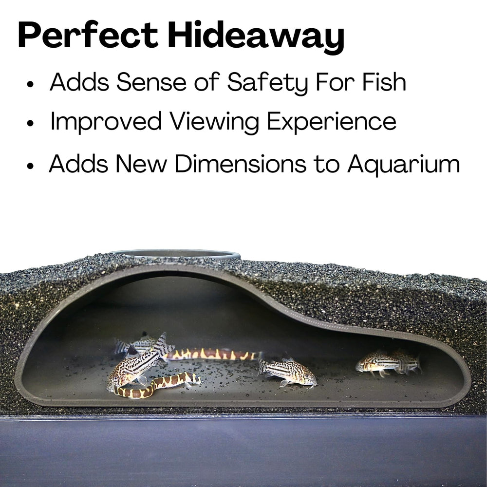 Lucky Critter tunnel: plastique sûr pour aquarium et durabilité.