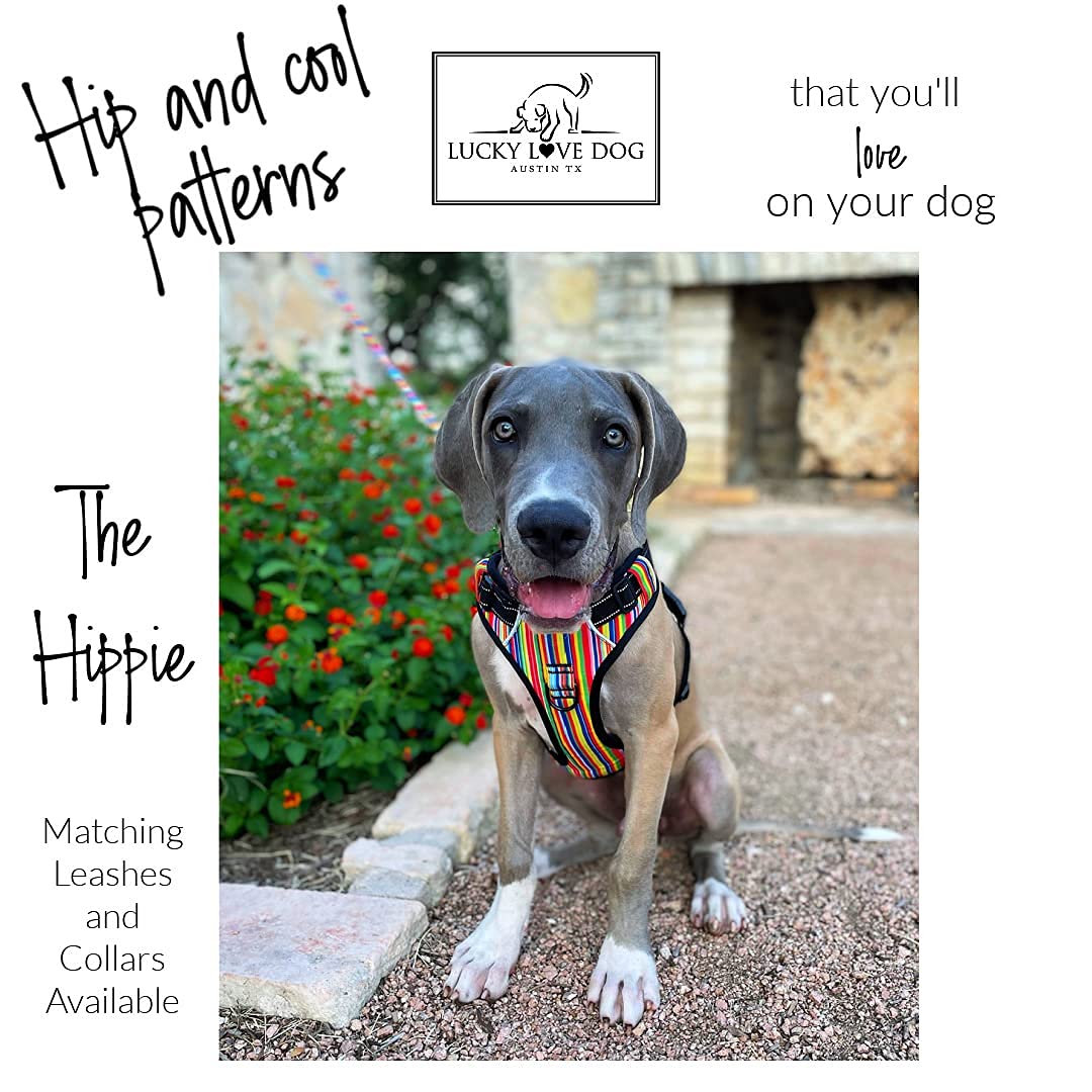 Lucky Love Dog Easy Walker : motif tendance hippie, équilibre entre style et confort.