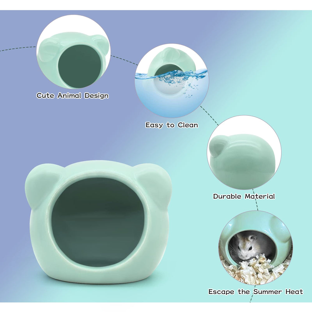 LuckyOpt Nid hamster 8x7 cm, dimensions adaptées pour petits animaux.