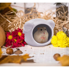 LuckyOpt Nid hamster, nettoyage facile grâce à la céramique résistante.