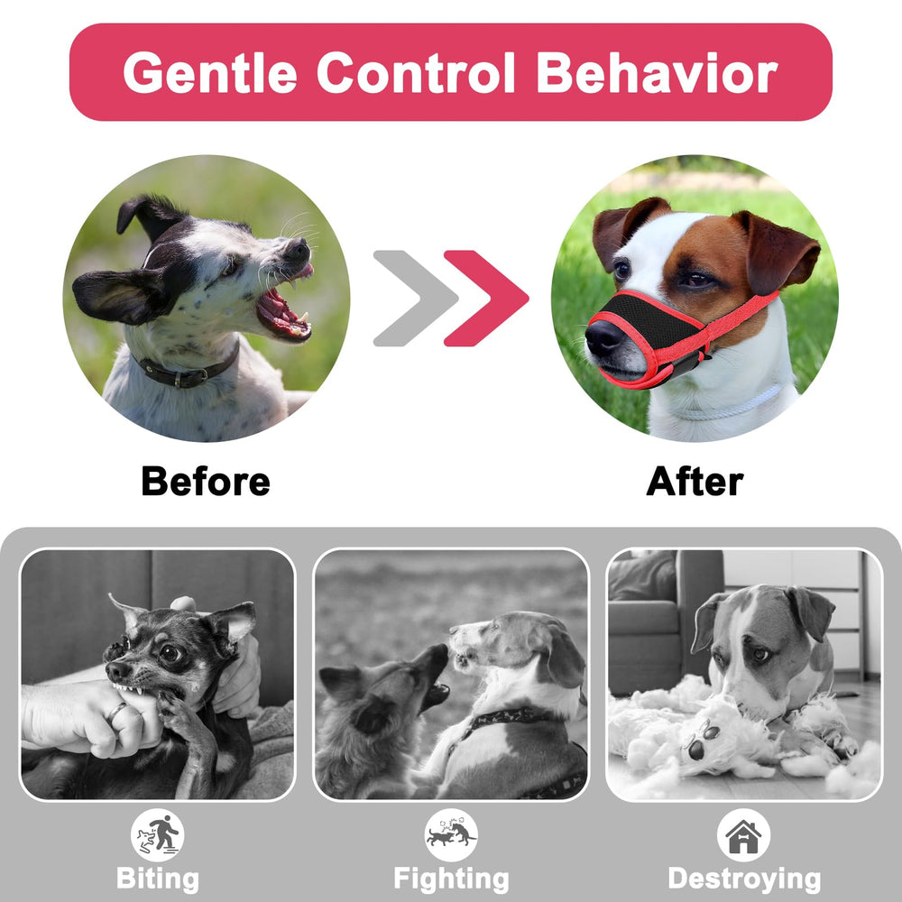 LUCKYPAW masque-chien-usage-veto-toilettage: pratique lors des visites et du toilettage.
