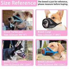 LUCKYPAW museau petit chien rose sangle rapide pour enfiler facilement.