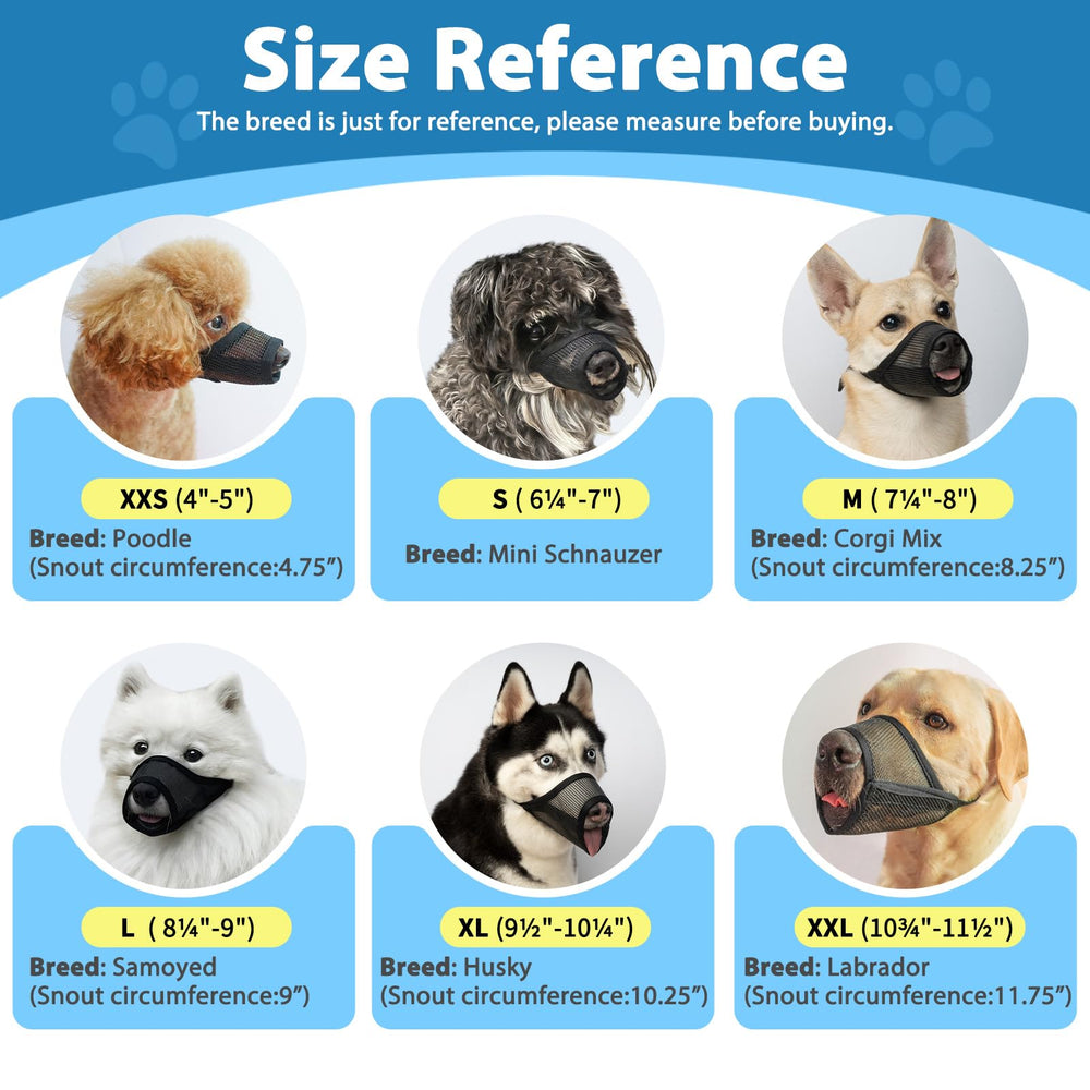 LUCKYPAW museau-reglage-sangles ajustement optimal pour chaque morphologie.