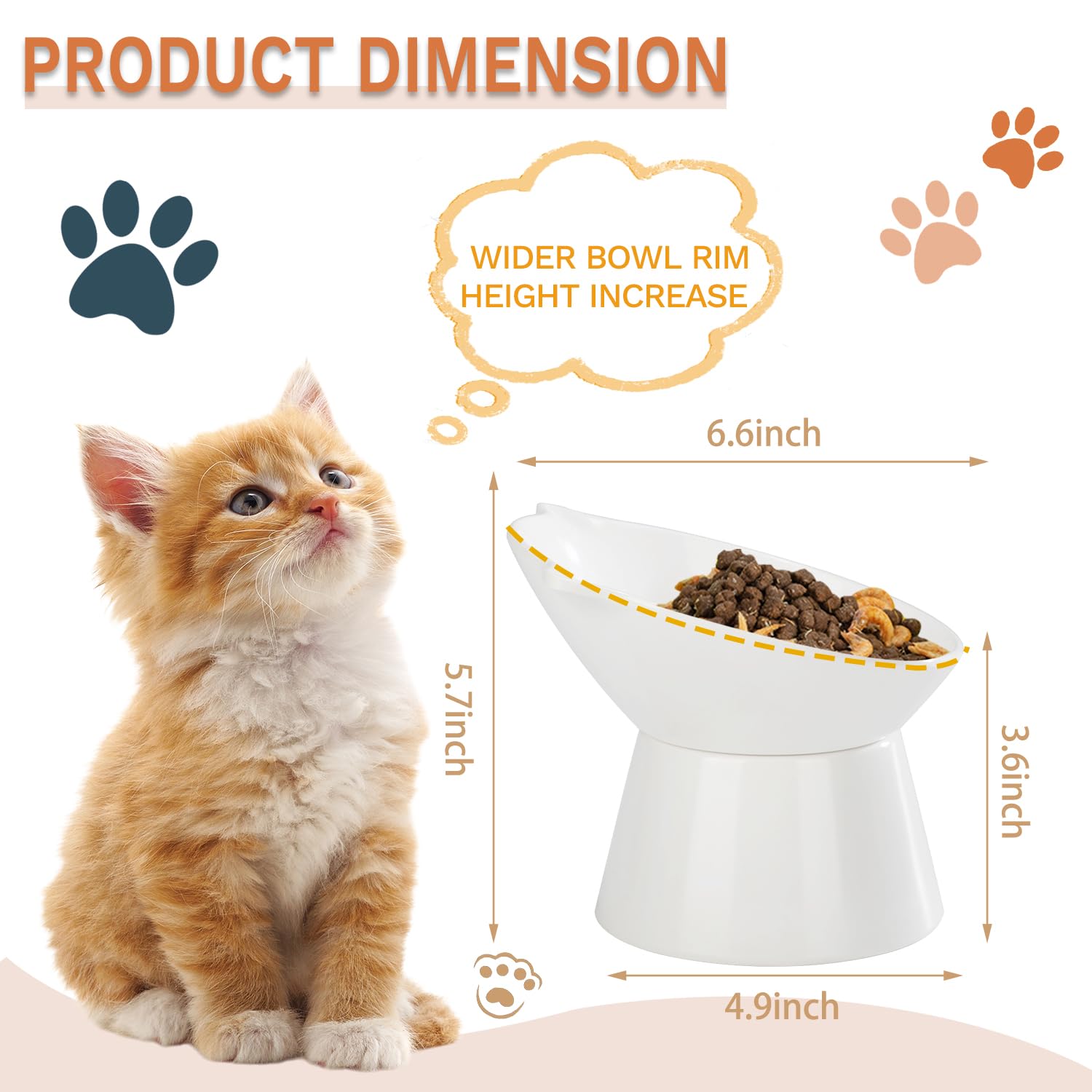 Bol LuckyPots anti-vomissements favorisant une déglutition fluide lors des repas.