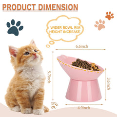 LuckyPots bol-chat-inclinaison-15-degres-rose facilite l’accès à la nourriture.