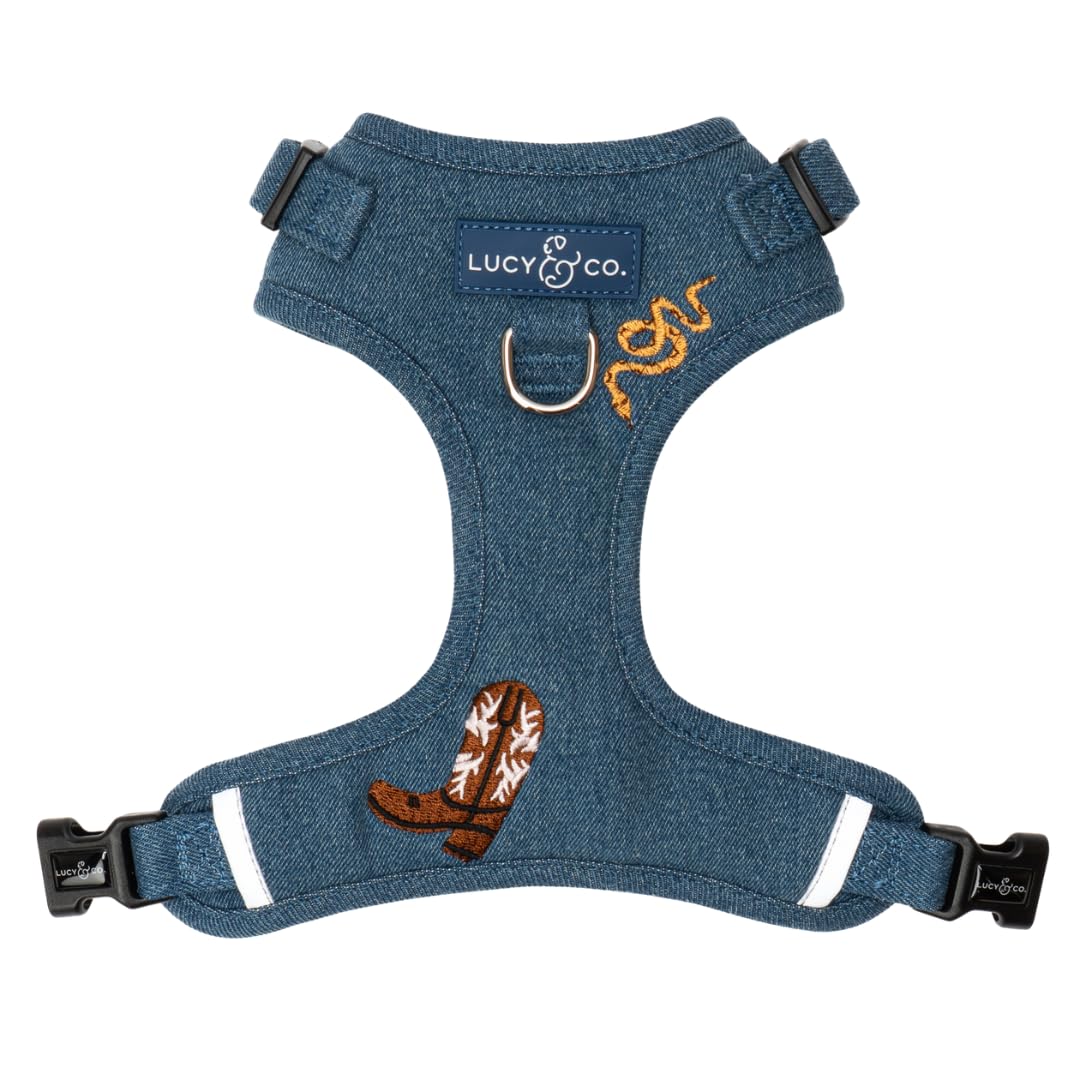 Harnais Lucy & Co Giddy Up avec clip devant pour un contrôle facilité lors des promenades.