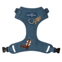 Harnais Lucy & Co Giddy Up avec clip devant pour un contrôle facilité lors des promenades.
