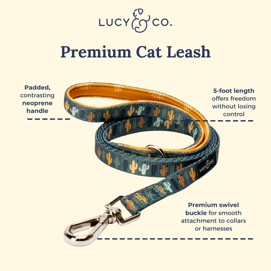 Lucy & Co. Harnais néoprène respirant pour chats – confort lors des sorties.