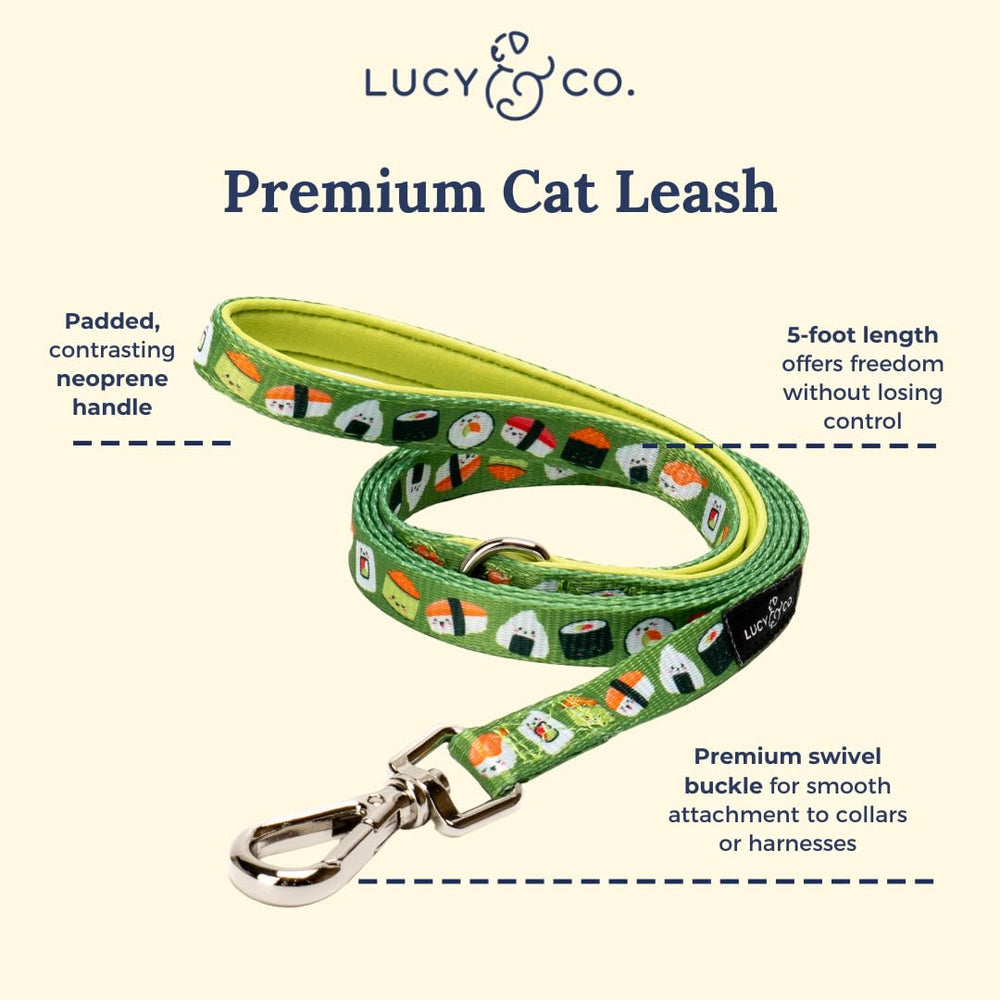 Lucy & Co. harnais-chat-respirant en néoprène pour confort durable.