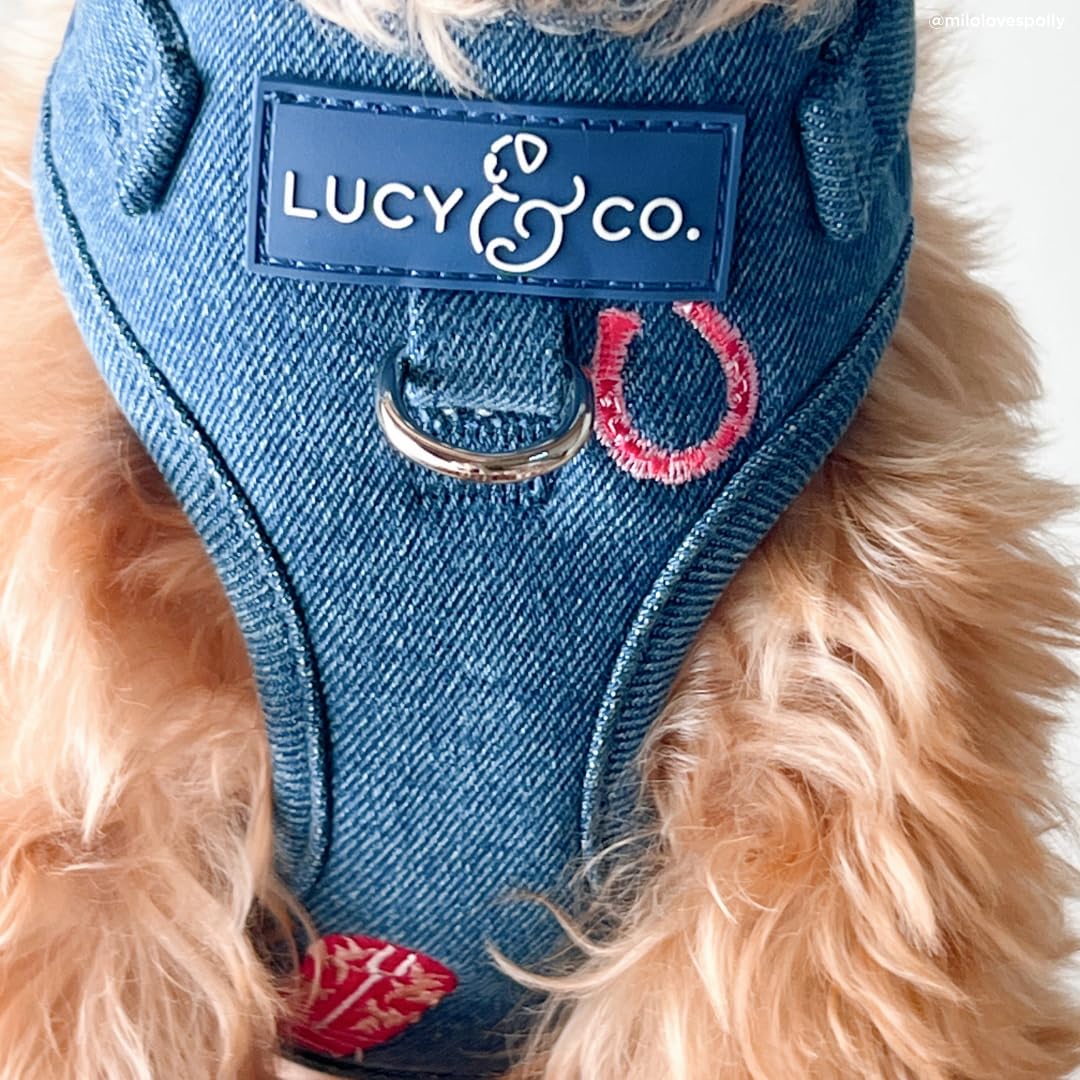 Harnais Lucy & Co Denim Cowgirl veste légère pour temps frais et style