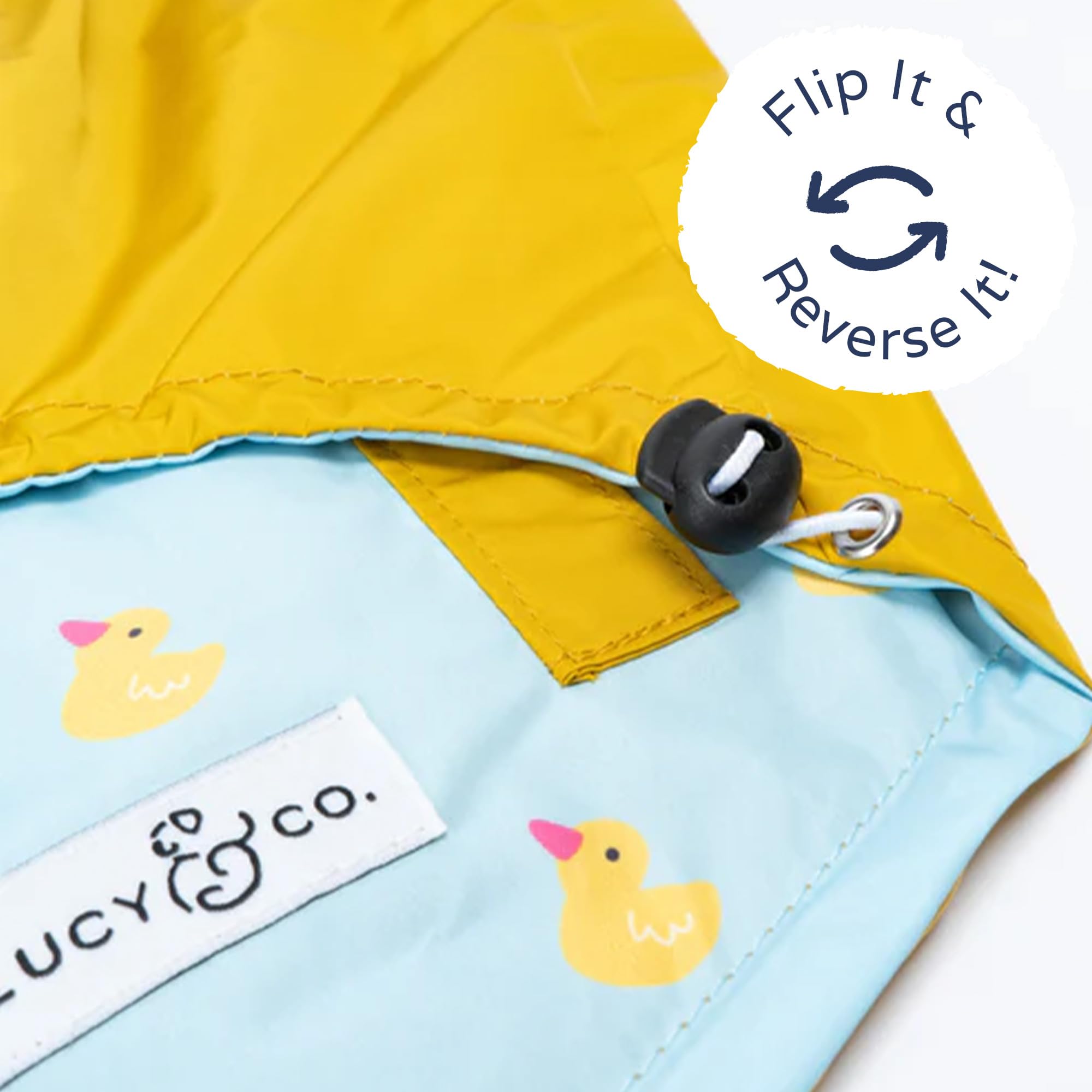 Lucy & Co. Lucky Ducky imperméable avec zip, fermeture sécurisée et facile à enfiler