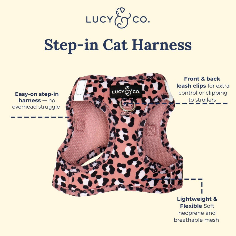 Lucy & Co. Wild Side : harnais réglable et sécurisé pour un ajustement fiable.