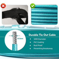 LUFFWELL clip anti-enchevetrement à 360° assure mouvement libre.